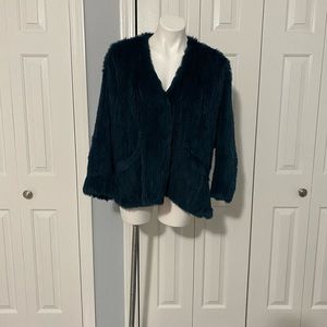 Rabbit fur coat
